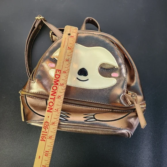 Sloth metallic backpack Mini Backpack - Picture 13 of 13